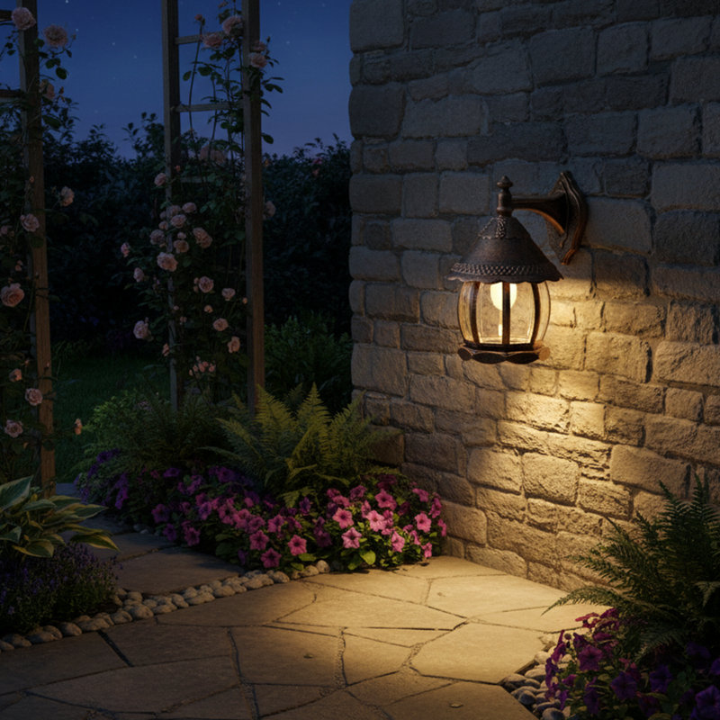 Aurelia 1-Light Outdoor Armed Sconce
