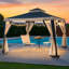 Pavillon de jardin à toit souple Sunjoy-114723073-114723074