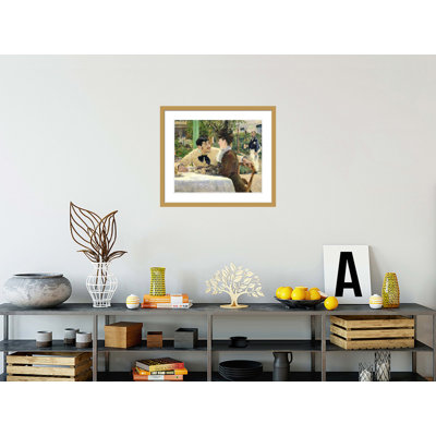 «The Garden of Pere Lathuille» par Edward Manet, impression giclée sur cadre
