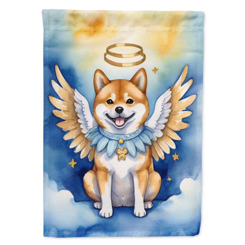 Shiba Inu, mon ange, drapeau du jardin