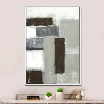 Art moderne gris et bleu II 2FL47742