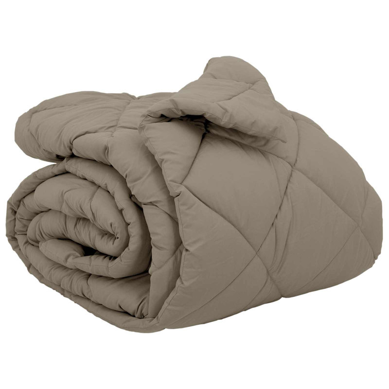  Winter Duvet Light Grey 220 X 135 Cm Microfiber, Double