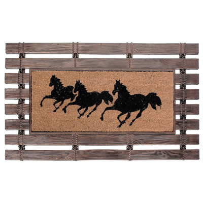 Oscar Non-Slip No Pattern Doormat