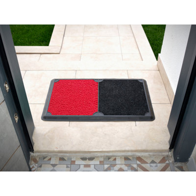 Tapis d'entrée antidérapant 31 po x 20 po