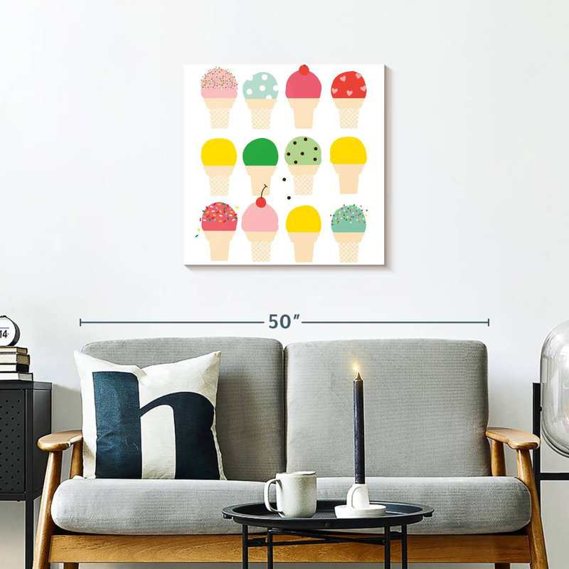 Yarlin Ice Cream Fun, H 24 po x l 24 po
