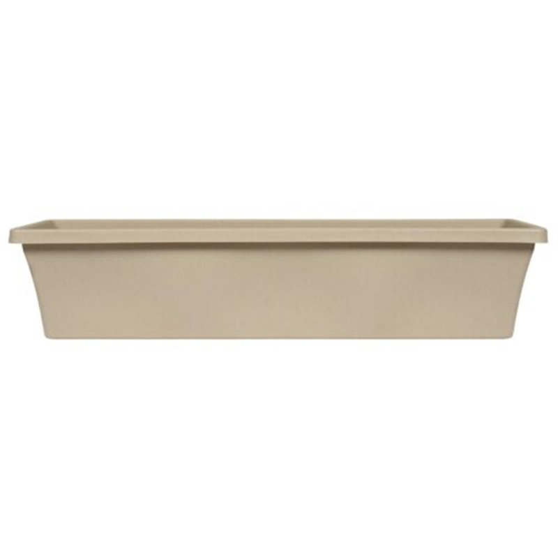 Kimlee Planter Box, 5.5" H x 30" W x 7" D, Taupe