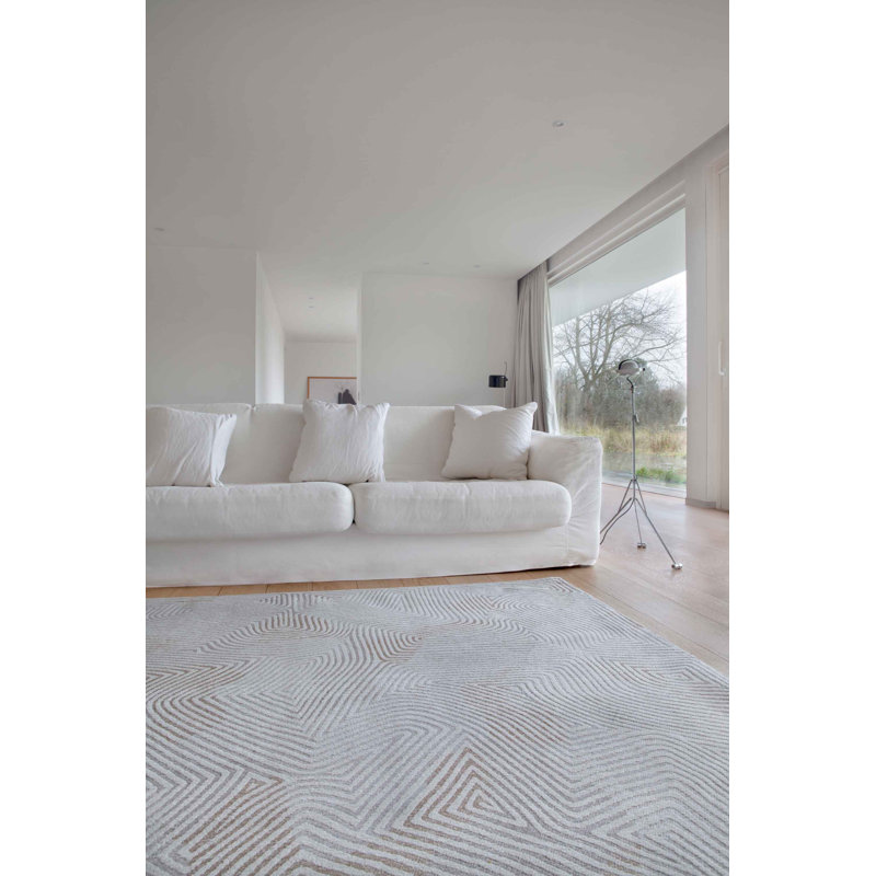 Geometric Recycled P.E.T Area Rug, Runner 80 x 250cm