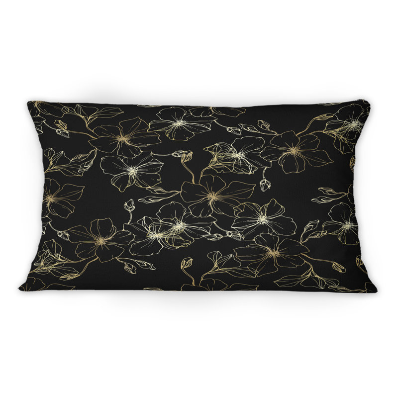 Floral Throw Pillow