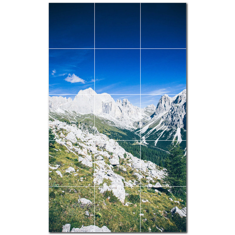 Panneau décoratif en céramique satinée 12 po x 12 po