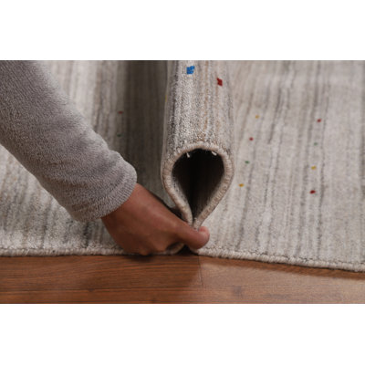 Striped Gabbeh Indian Area Rug 8x10