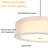 Eissa Fabric Semi Flush Mount