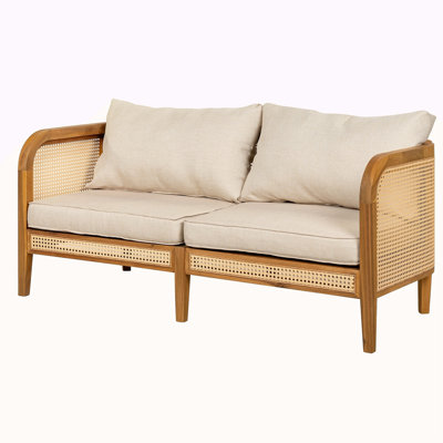 Outdoor Patio Cushioned Sofa