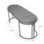 Velvet Tufted Bench  for Bedroom Furniture, Modern Accent Bench with Iron Metal Legs-95856683-95856684