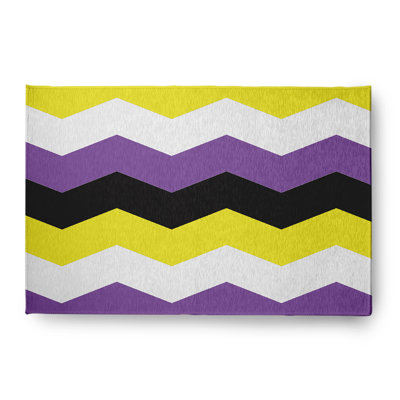 Samoni Chenille Chevron Indoor / Outdoor Rug