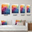 Licinio - Horloge murale arc-en-ciel-880213153