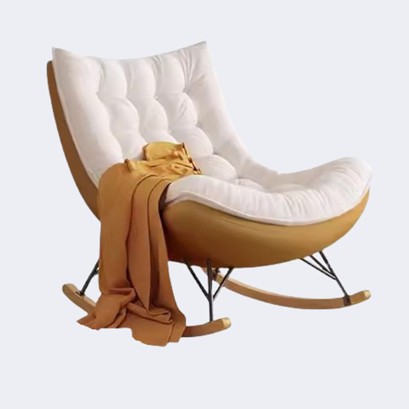 Chaise berçante Fun, Jaune
