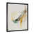 Impression noire sur toile encadrée sélectionné