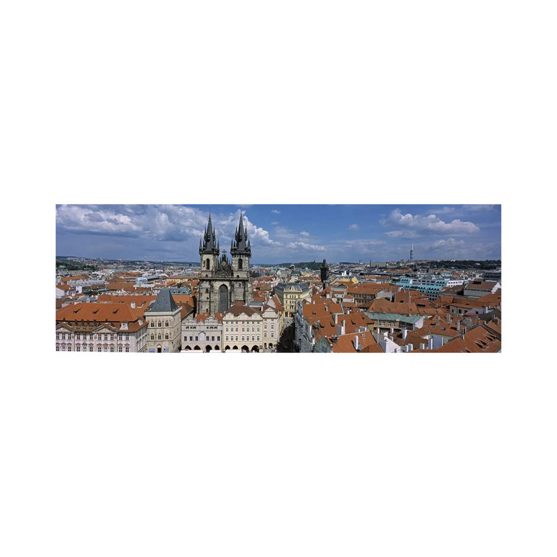 Church Of Our Lady Before Tyn, Old Town Square, Prague, Czech Republic - Wrapped Canvas Panoramic Print