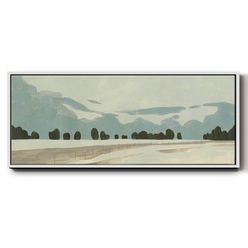 Farmland Study IV- Framed Canvas