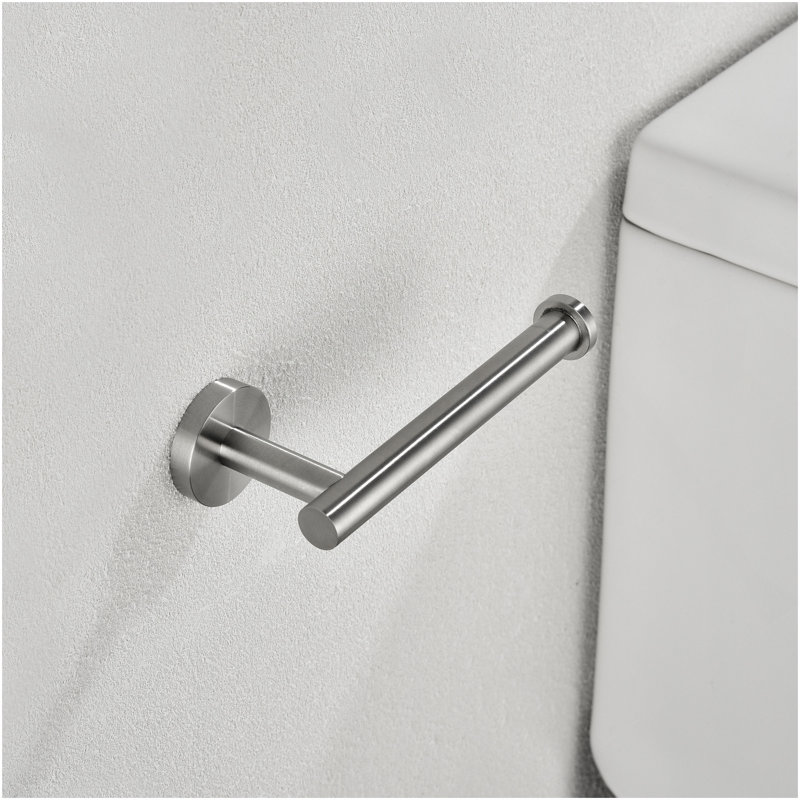 Ensemble de support à serviettes 5 pièces, Nickel brossé