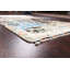 Tapis oriental contemporain abstrait à motif végétal noué à la main 4 x 6