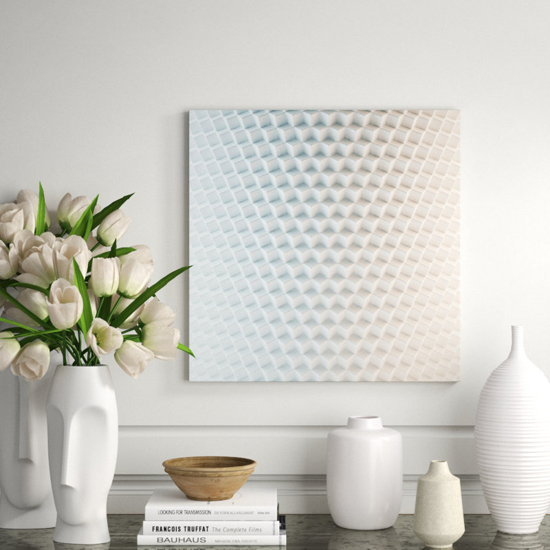 Cubic Print, 56" H x 56" W x 1" D, Acrylic