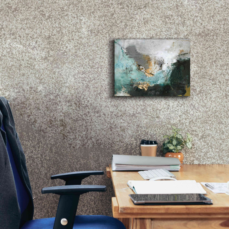 «Arctique vert» par Design Fabrikken, estampe numérique sur toile, H 12 po x l 16 po x P 0,75 po