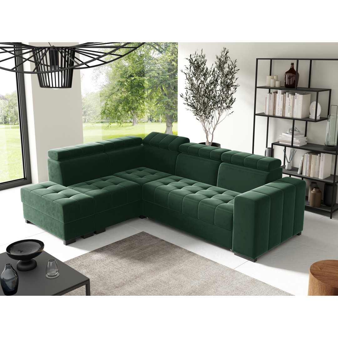 Ecksofa Anjelien mit Bettfunktion