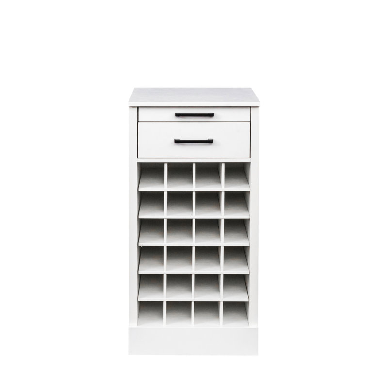 28 armoires buffet en noyer brun - Rehausse l'apparence élégante du bar à vin modulaire Home Beauty