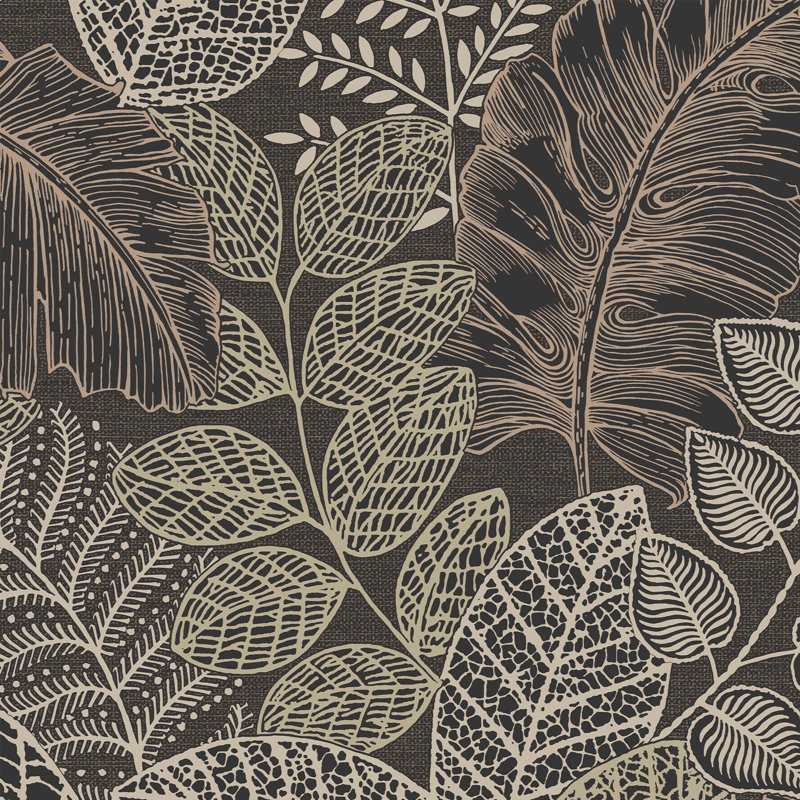 Superfresco Easy Spring 2024 Wallpaper Double Roll, Black/Gold