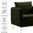  Siniya Modern Velvet Upholstered Accent Chair Sets of 2, Single Sofa Chairs Armchair with Square Arm-1977027921
