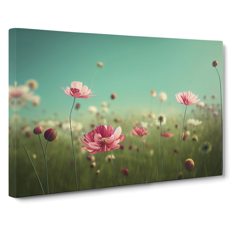 Unbeatable Wildflowers Floral - Wrapped Canvas, 40cm H x 60cm W x 3cm D