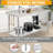 Stainless Steel Work Table with Adjustable Shelves for Kitchen, Garage, DIY Projects