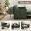 2 Seater Chenille Sofa Bed-1093266746