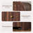 Fluted Panel 3-Drawer Dresser Bedroom Storage Organizer With Metal Handles-1904270319