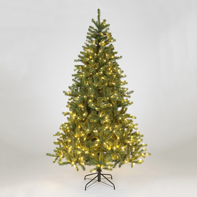 6.89' H Lighted Artificial Fir Christmas Tree