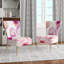 Fleurs / Inspiration vague / Motif marbré - Chaise d'appoint rembourrée Mid-Century-73626366
