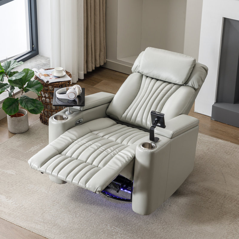 Fauteuil inclinable électrique pivotant à 270 °, Gris