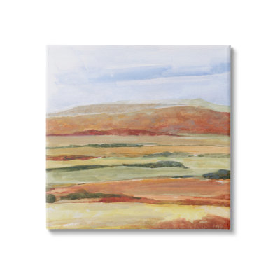 " Abstract Desert Landscape " by Sally Swatland Painting Print