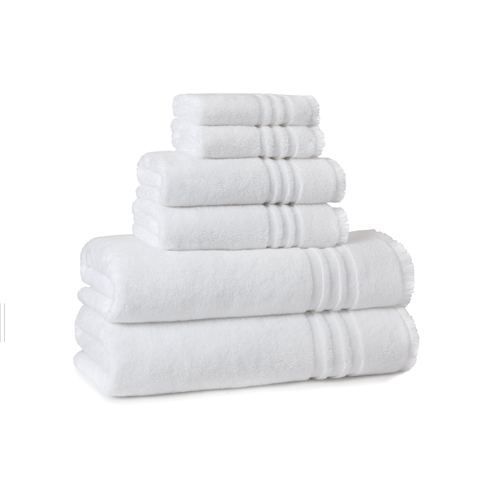 Turkish Cotton Hand Towel, White