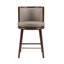 Tabouret de comptoir en similicuir avec pieds en bois de hêtre-1529025372-1529025360