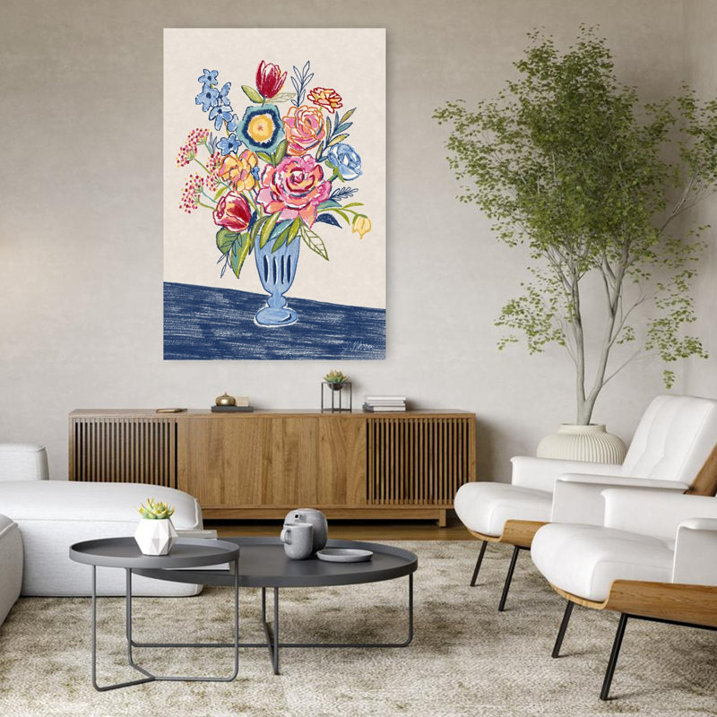 Art floral nature printanier, 48" H x 32" W