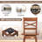 Deshanay Swivel Solid Wood Counter Stool-2120188316