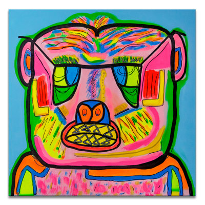 'Untitled VI' Wrapped Canvas Original Painting