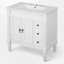 Meuble-lavabo simple 30 po avec comptoir en céramique-1044616705-1044616704