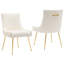 Chaise d'appoint rembourrée en velours avec pieds dorés -2076791588-2078051676