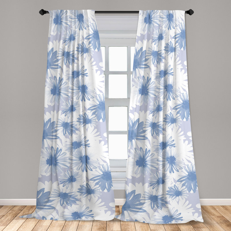 Semi Sheer Curtain Pair, 56" W x 63" H