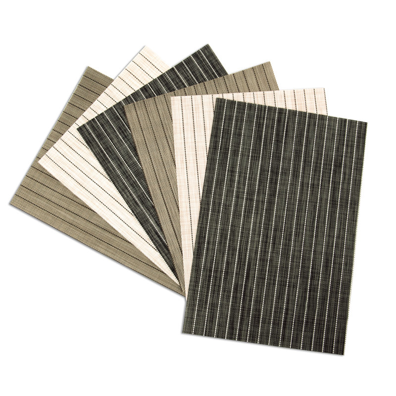 Eclipse Striped Rectangle Placemat