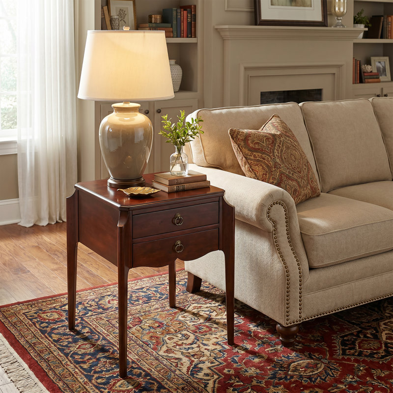 Wilshire End Table, Olive Ash