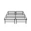 Cadre de lit pliant pour grand lit Isobella sans outil, grand lit plateforme en métal de 14 pouces de hauteur, cadre de lit pliable robuste, aucun sommier requis, cadre en acier robuste pour matelas-153112662